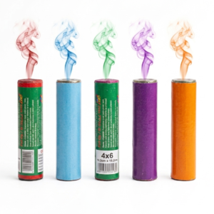 Bengala de humo de colores