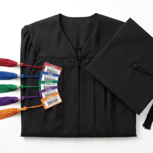 Renta de toga y birrete para sesión de graduación