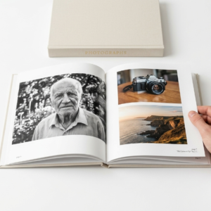 Book fotográfico de 40 páginas 20 × 25 cm