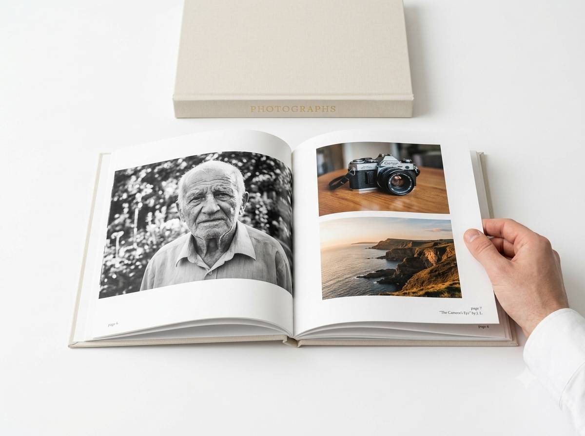 Book fotográfico de 40 páginas 20 × 25 cm